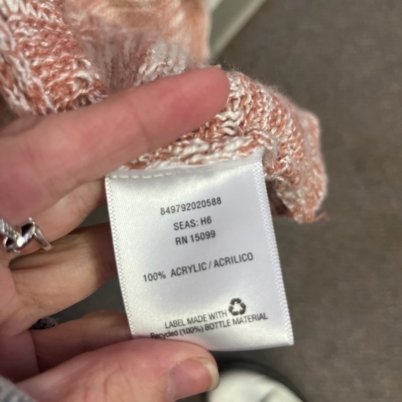 🚨CLEARANCE 0124-121 Heather Pink Cardigan - Picture 3 of 3